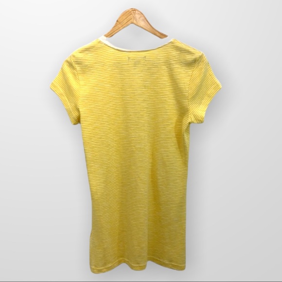 Striped Tee With Lace Up Placket - Picture 7 of 11